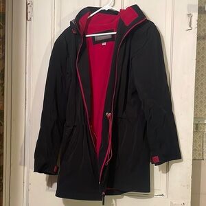 Liz Claiborne Black and red Ski Jacket with Hood